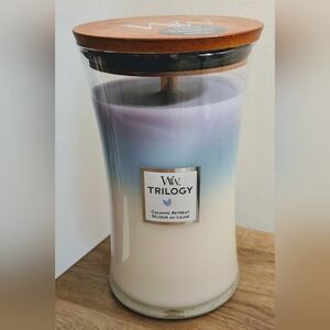 WoodWick Trilogy Calming Retreat Candle